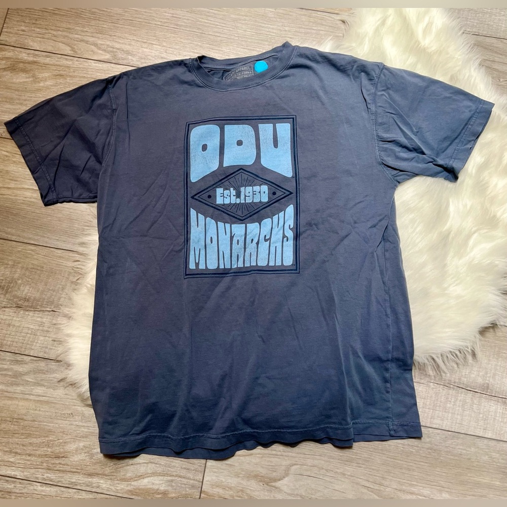 USCAPE | ‘ODU Old Dominion University’ Adult Unisex Retro T-Shirt (L)